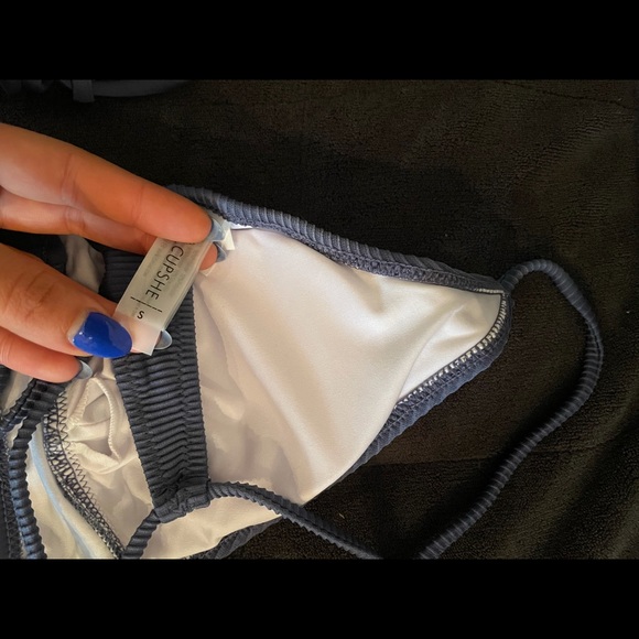 Bikini - floral/navy cupshe size S - Picture 7 of 10